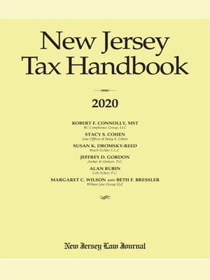 cover image of New Jersey Tax Handbook